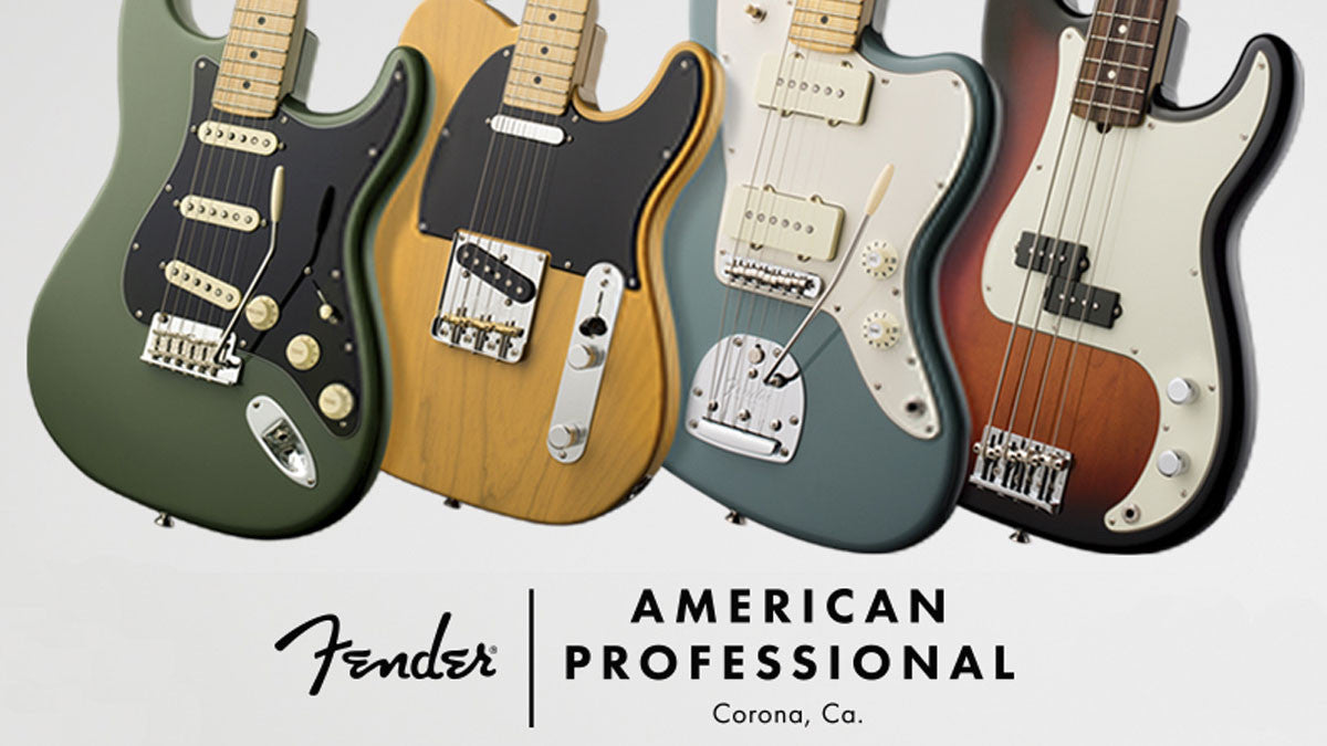 The new 2017 Fender American Professional Series