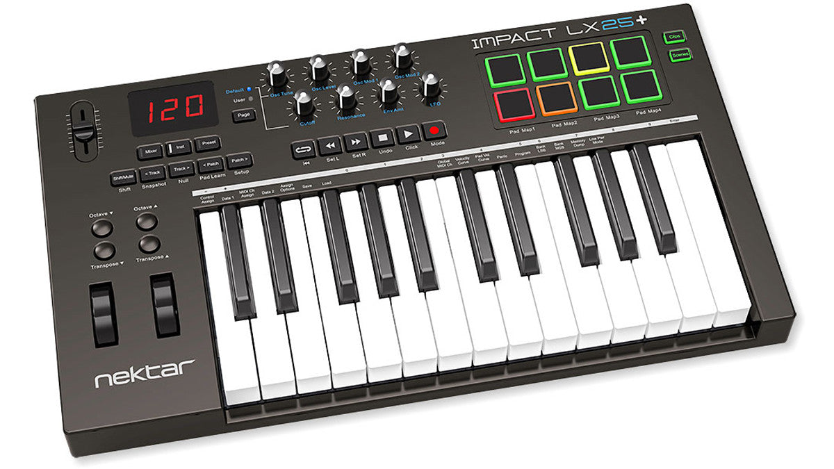 NEKTAR GX, LX+ AND PANORAMA MIDI CONTROLLERS