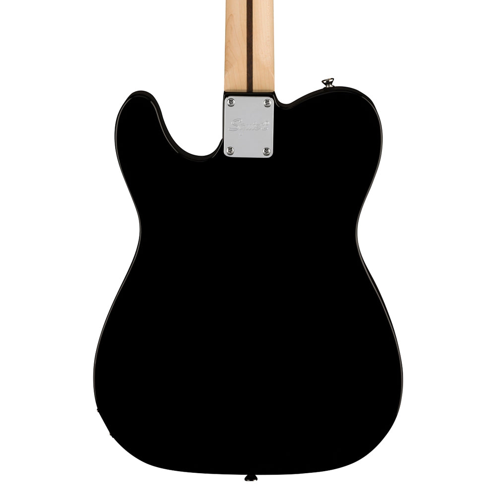 Squier Sonic Telecaster Electric Guitar - Black w/ Maple Fingerboard & White Pickguard