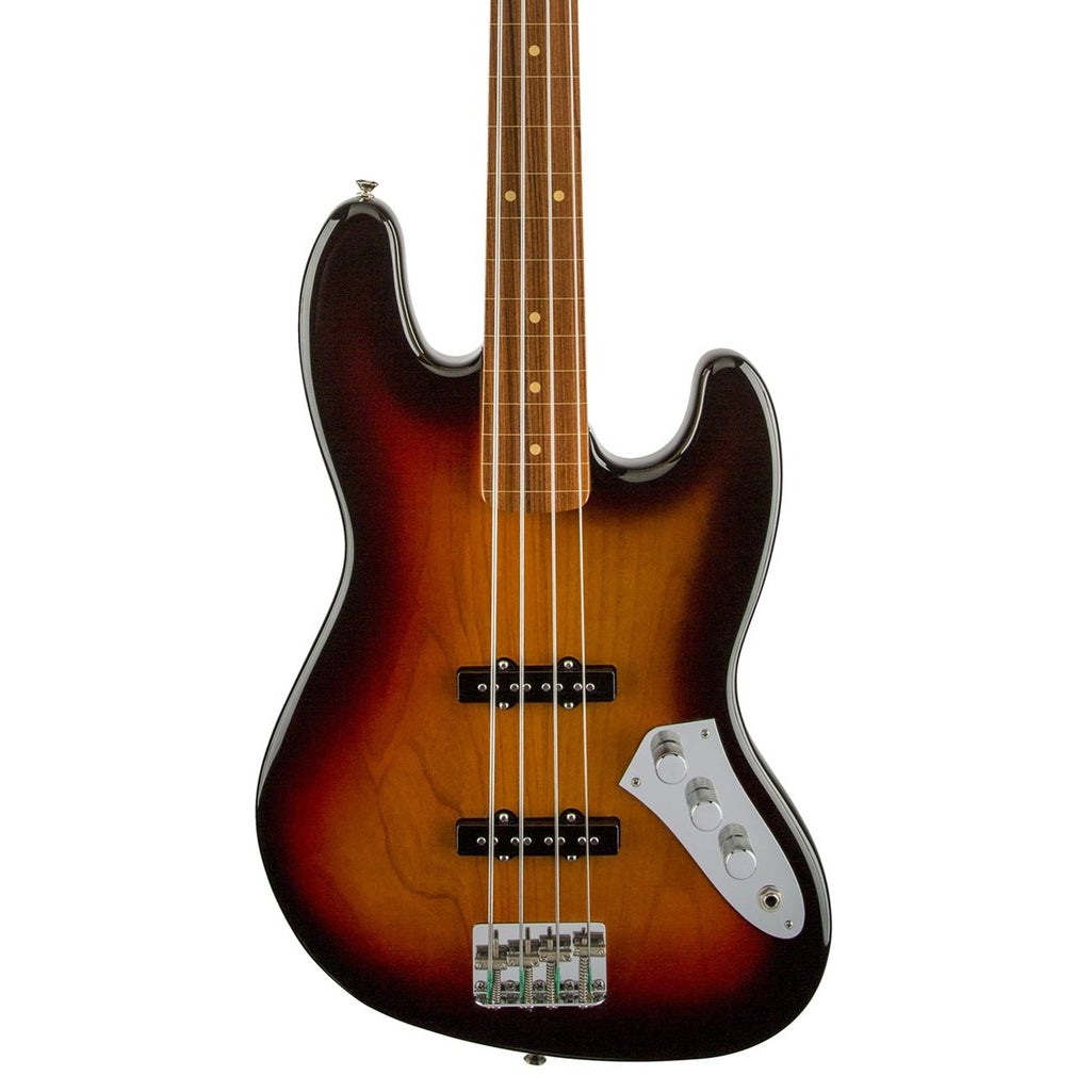 Fender Jaco Pastorius Fretless 4-String Jazz Bass - 3 Tone