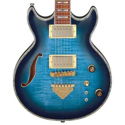 Ibanez Artcore AR520HFM Hollowbody Electric Guitar - Light Blue Burst