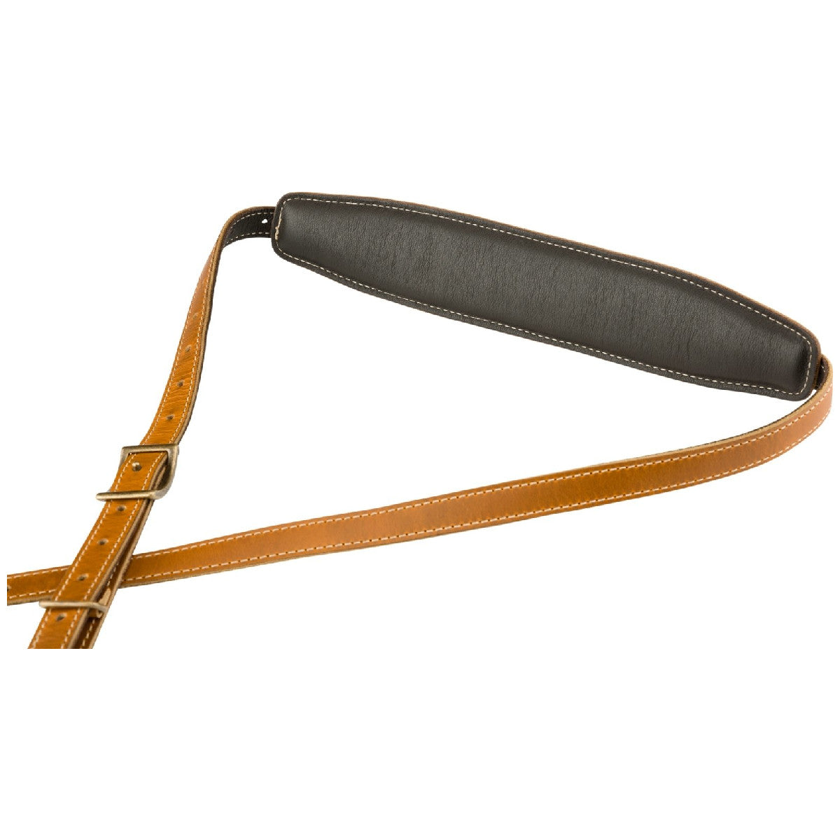 Fender Mustang Leather Saddle Strap - Butterscotch - Bananas at Large®