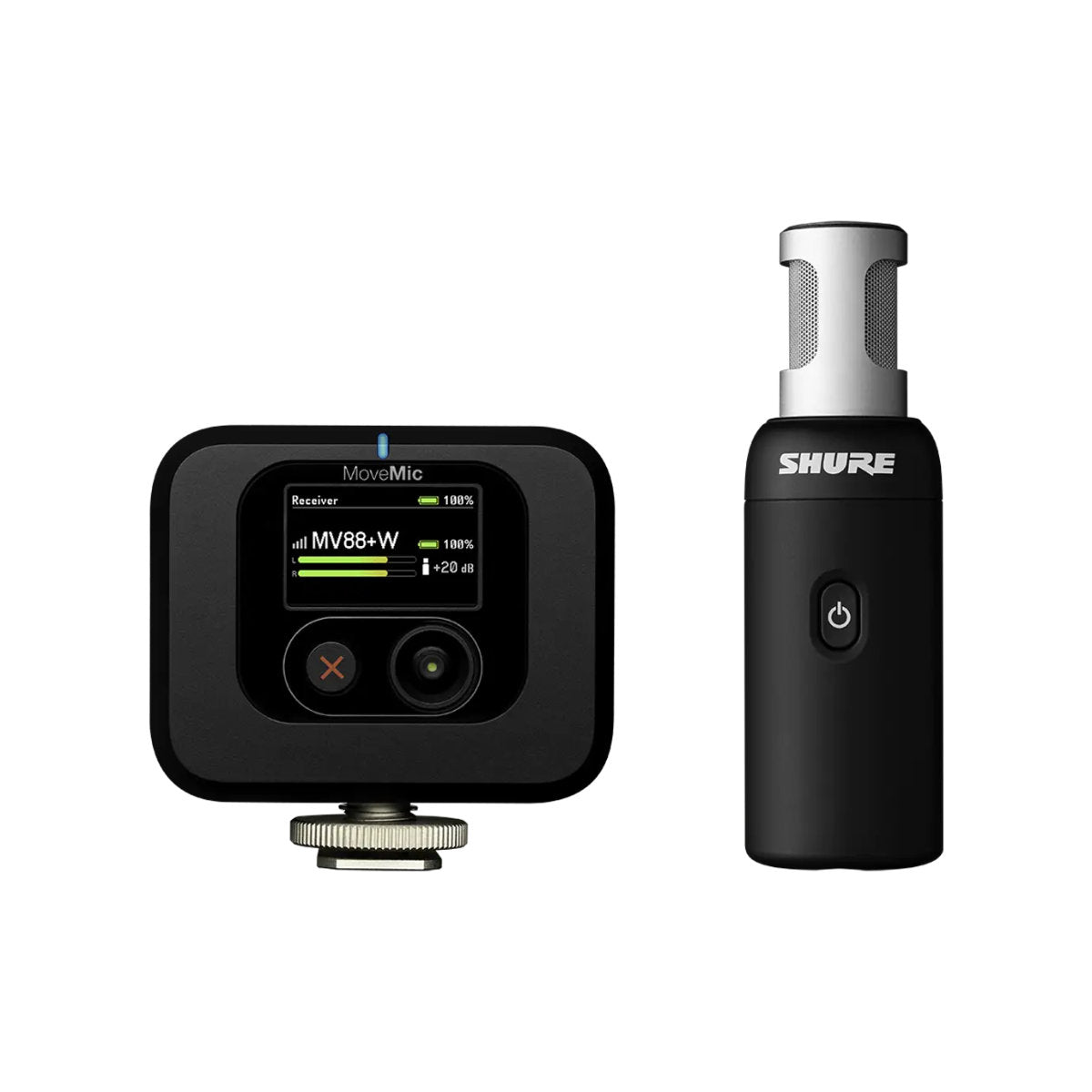 Shure MoveMic 88+ Wireless Video Microphone - Receiver Kit
