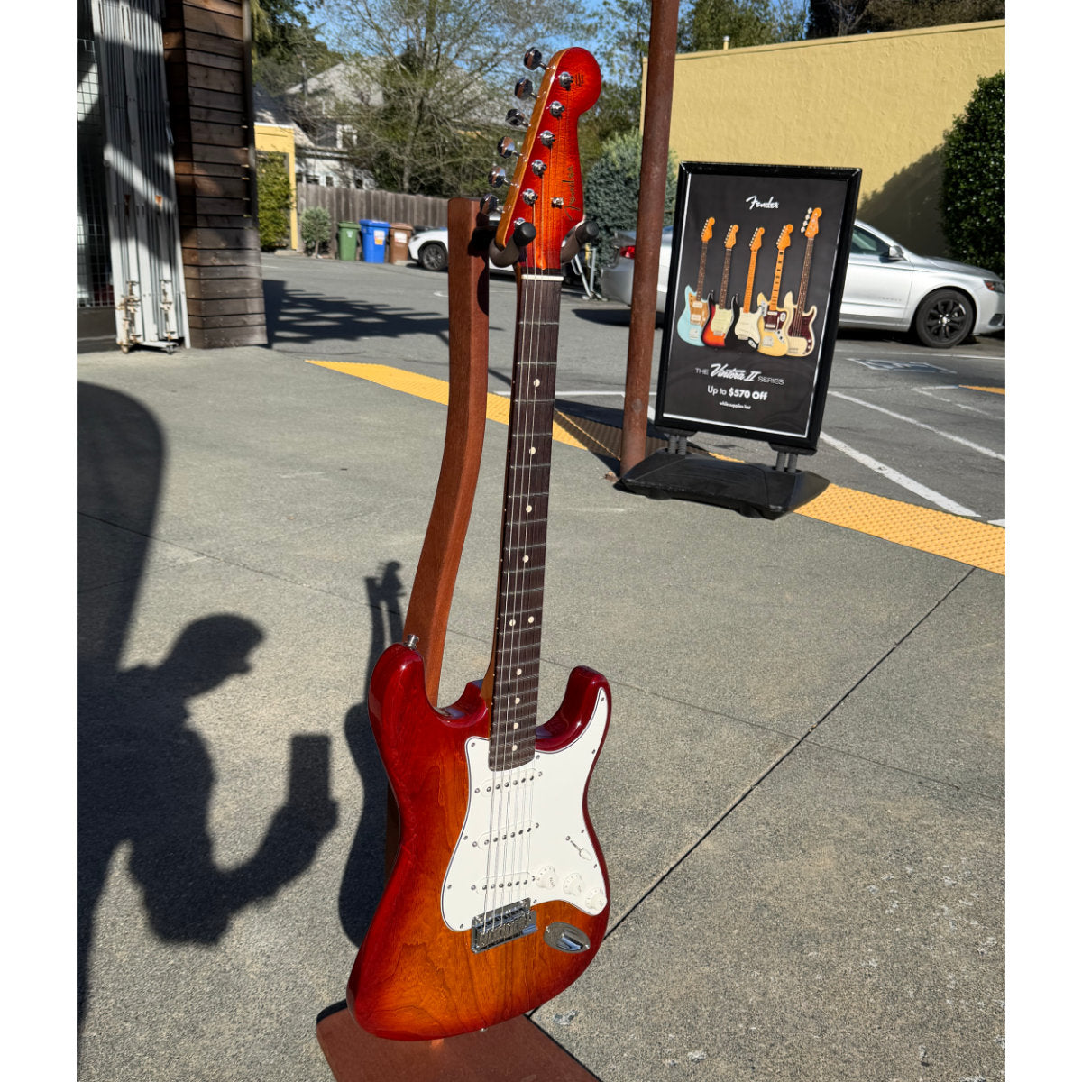 Fender Custom Shop #172 Limited Edition Bananas At Large Exclusive Custom Deluxe Roasted Strat Electric Guitar - NOS w/ Matching Headcap - Aged Cherry Sunburst