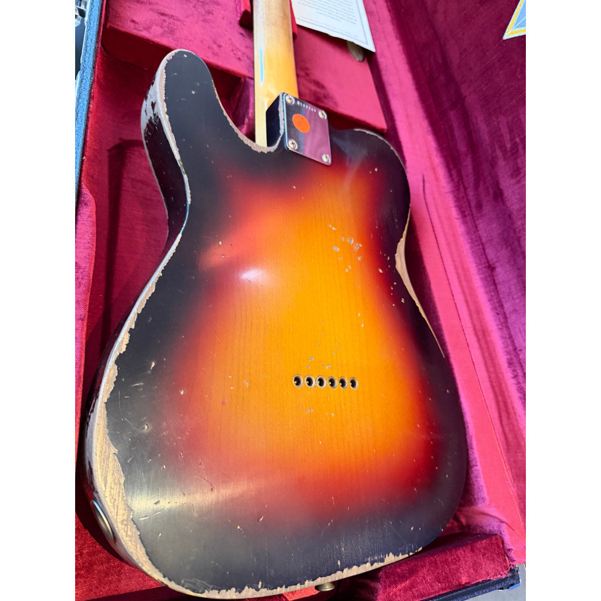 Fender Custom Shop Master Built By Greg Fessler #205 Bananas at Large Exclusive 1963 Telecaster Electric Guitar - Relic Wide Fade 2-Tone Sunburst