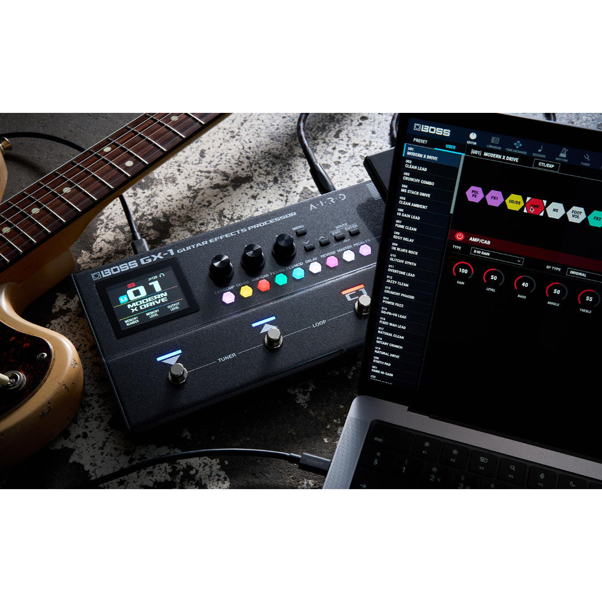 BOSS GX-1 Guitar Effects Processor – Bananas At Large Inc