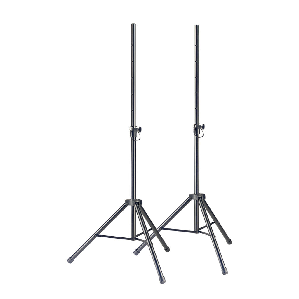 Stagg SPSQ10 Q Series Steel Speaker Stand Pair w/ Folding Legs