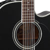 Takamine EF381SC Legacy 12-String Dreadnought Cutaway Acoustic-Electric Guitar w/ Case - Gloss Black