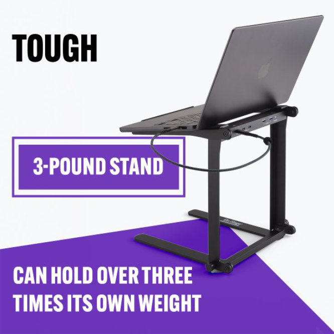 On-Stage TMP-LPT8000 Laptop Stand w/ USB Hub