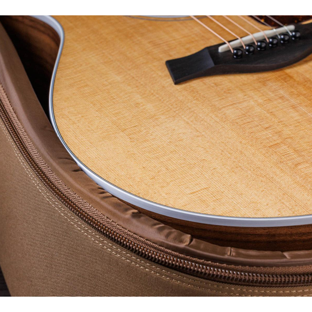 Taylor 212ce Acoustic-Electric Guitar - Solid Spruce Top - Walnut Back and Sides - Matte Finish