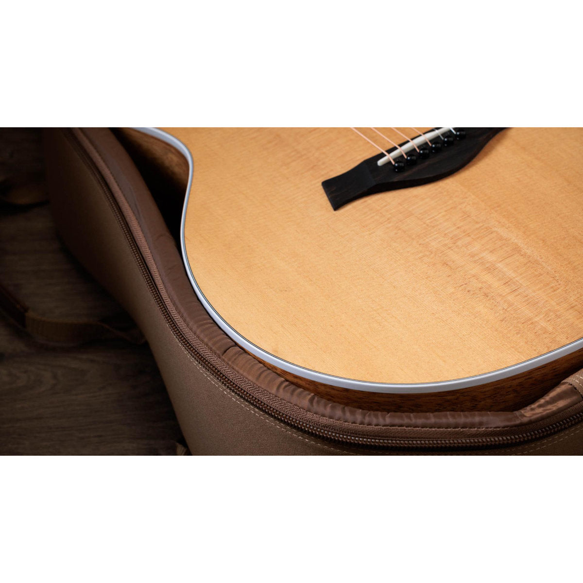 Taylor 214ce-K Acoustic-Electric Guitar w/ Structured Gig Bag Case - Bananas at Large®