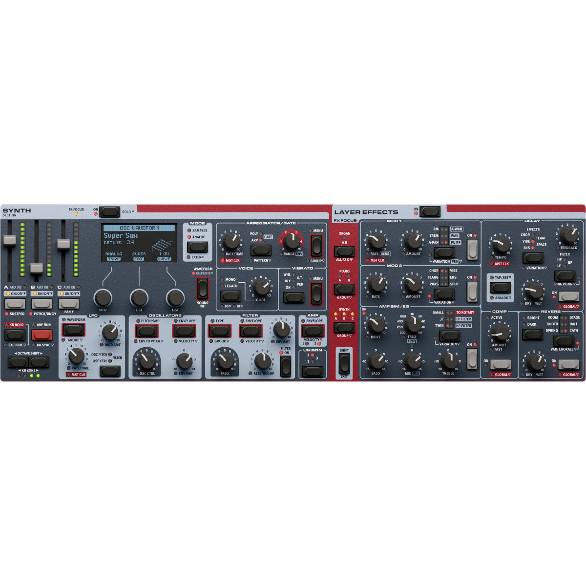 NORD Stage 4 Stage Keyboard - 88-Key Weighted Action - Bananas at Large®