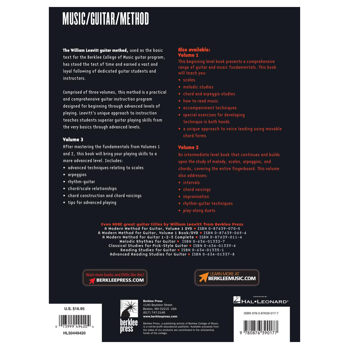 A Modern Method for Guitar - Volume 3 - Bananas at Large®