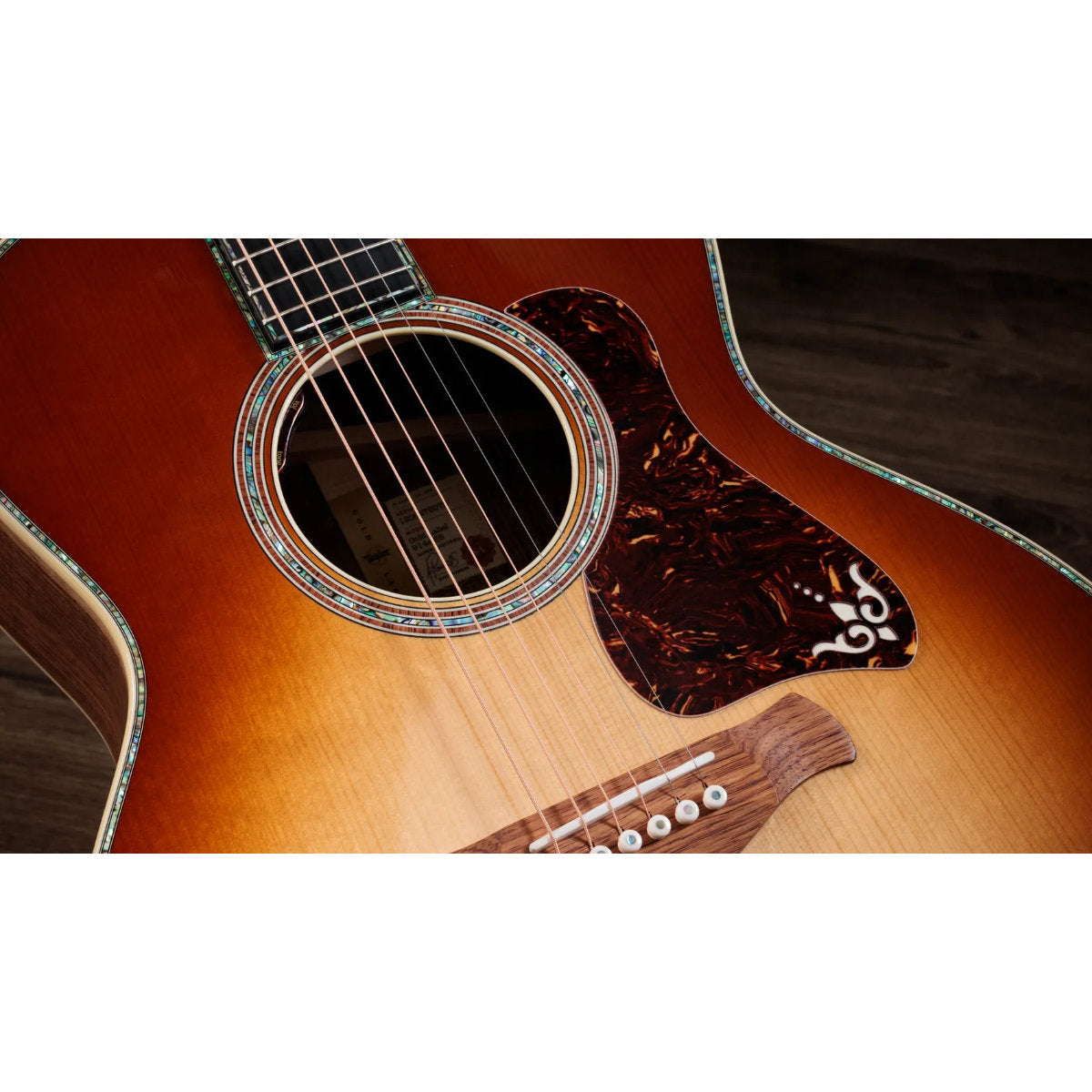 Taylor Gold Label 914e SB Honduran Rosewood Acoustic-Electric Guitar - Teardrop Sunburst