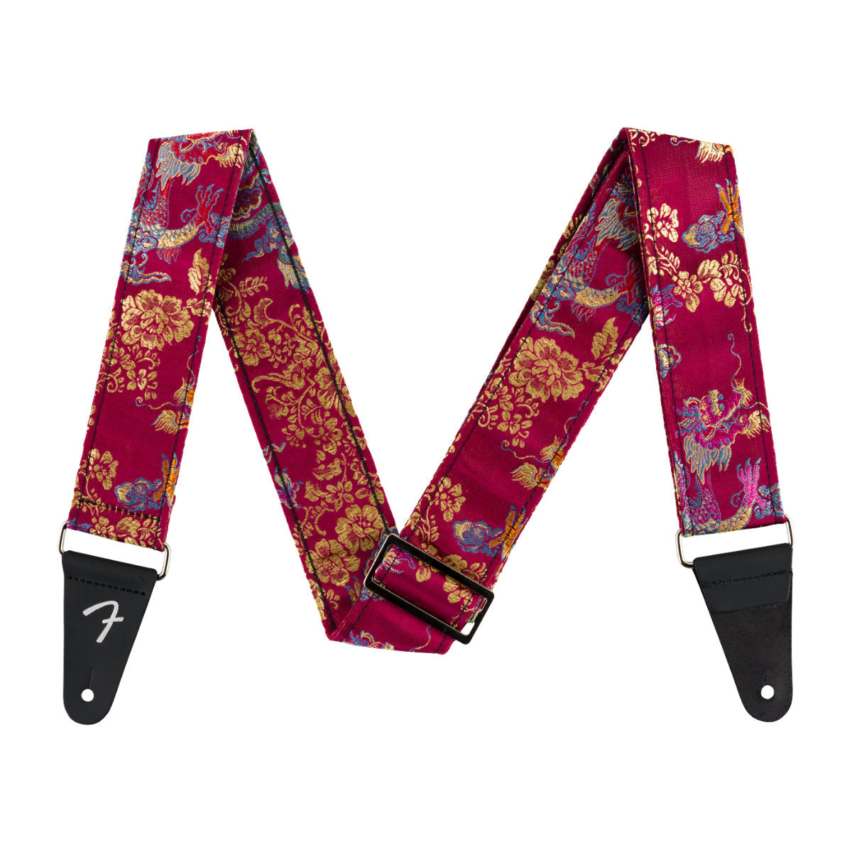 Fender Satin Dragon Strap - Wine