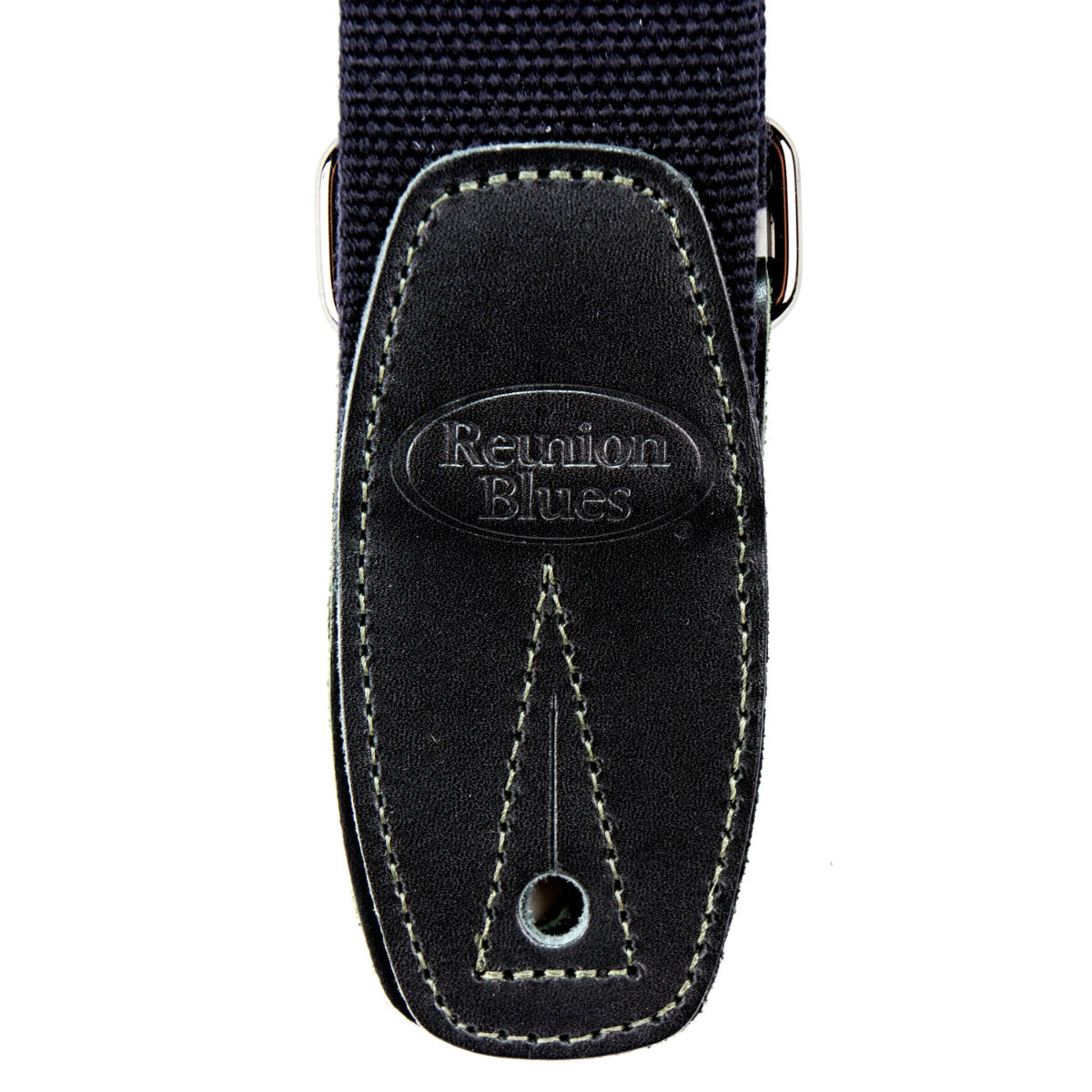 Reunion Blues  Merino Wool Guitar Strap - Black