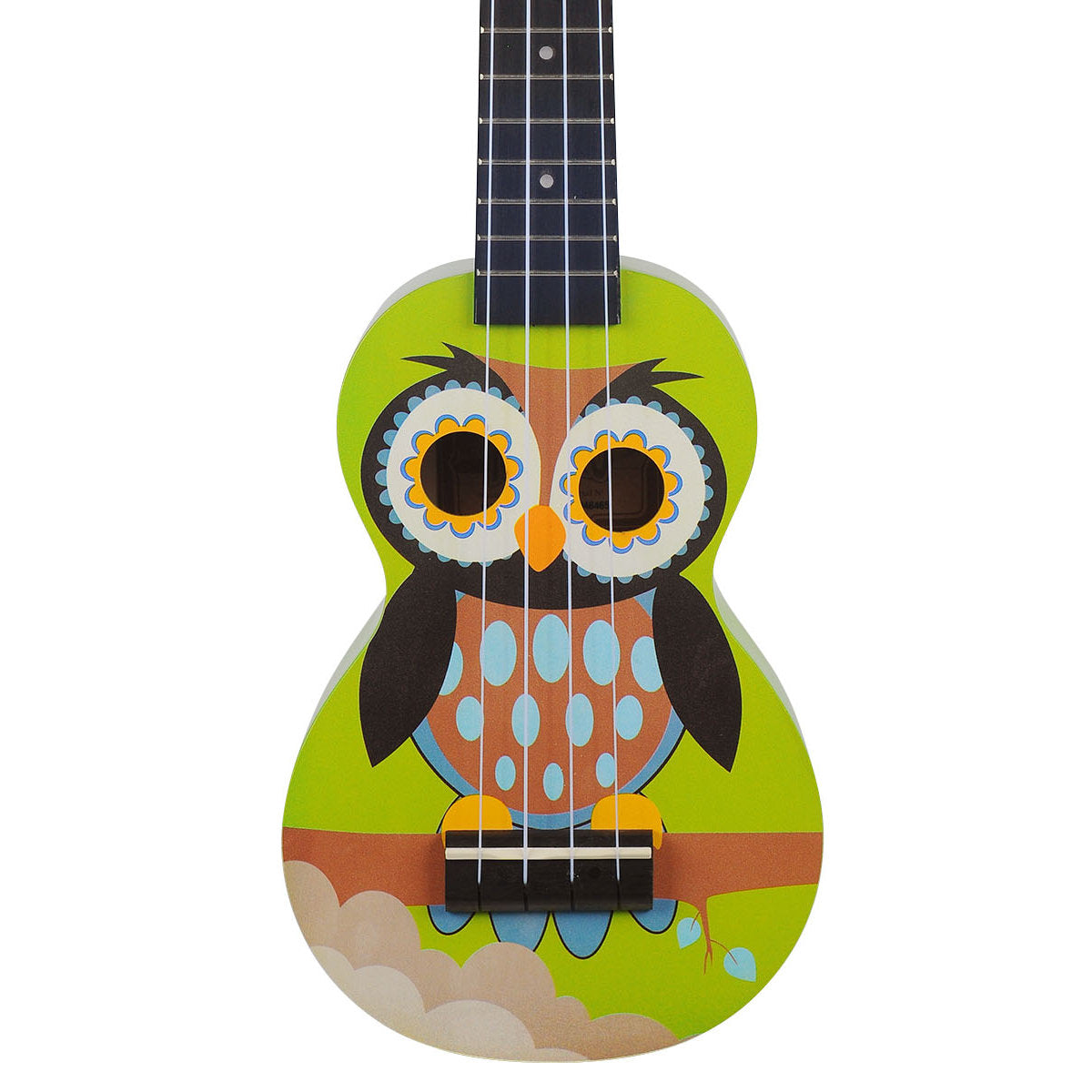 Mahalo MA1WL Art II Series Soprano Ukulele - Owl Motiff