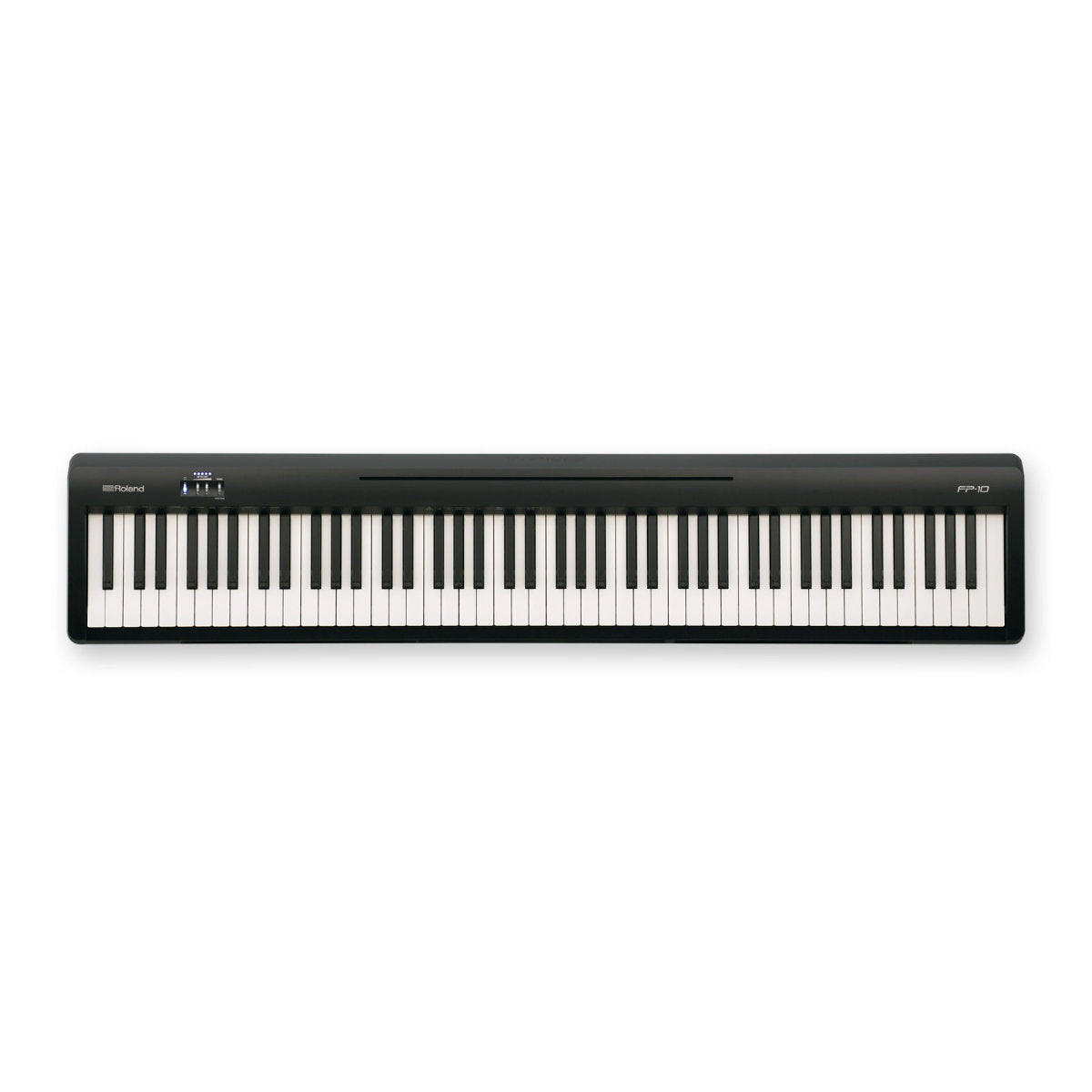 Roland FP-10 Digital Piano with Pedal and Music Rest - Black - Bananas at Large®