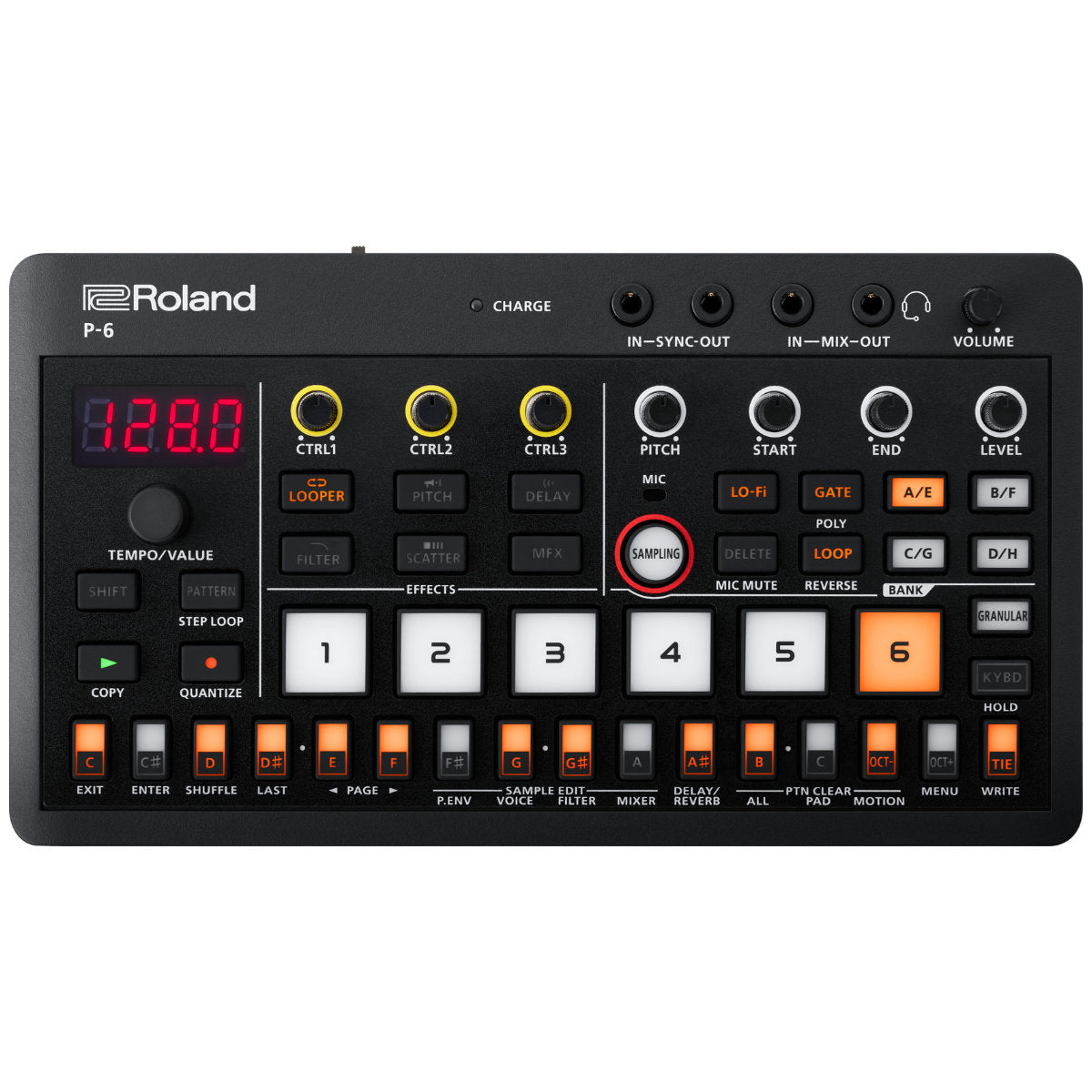 Roland P-6 AIRA Compact P6 サンプラー Roland P-6 AIRA Compact Creative Sampler – Bananas At Large Inc
