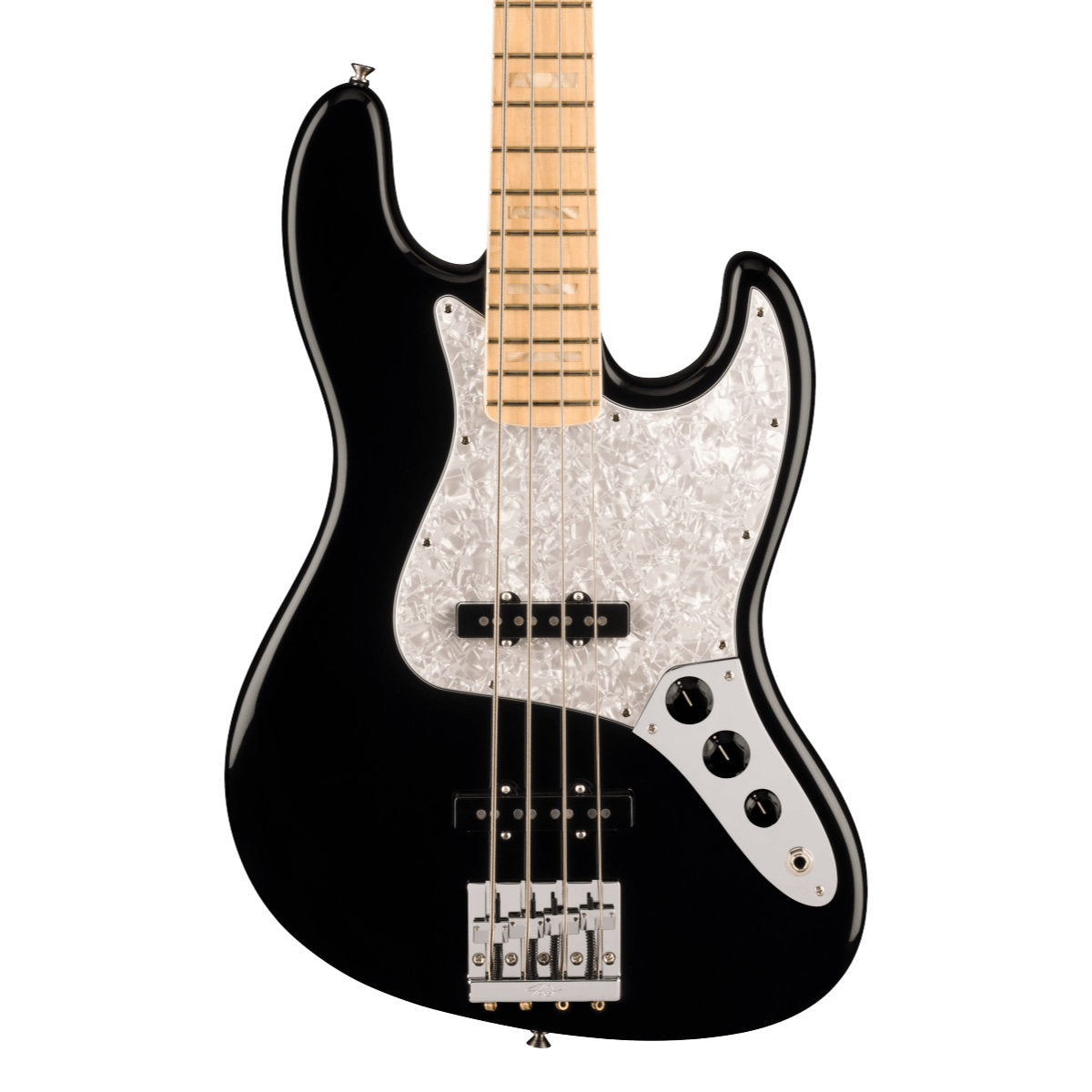 Fender USA Geddy Lee Jazz Bass® Guitar - Maple Fingerboard - Black - Bananas at Large®