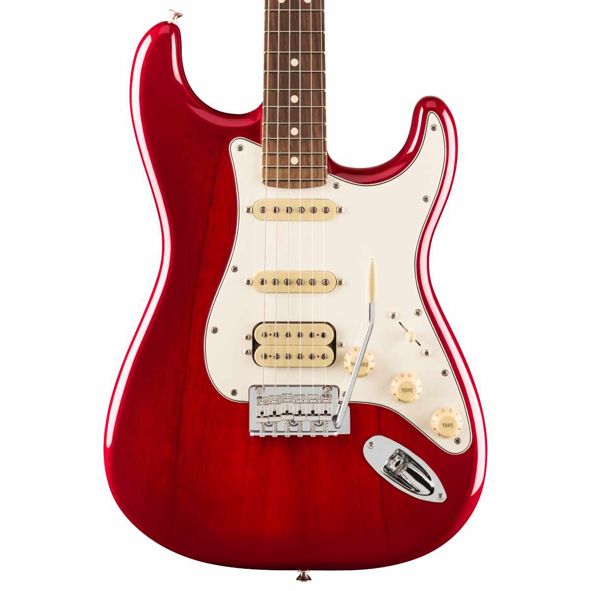 Fender Player II Stratocaster HSS Electric Guitar - Rosewood Fingerboard - Transparent Cherry Burst