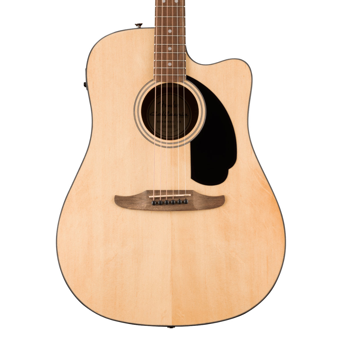 Fender California Standard Redondo CE Acoustic-Electric Guitar - Spruce Top - Black Pickguard - Natural