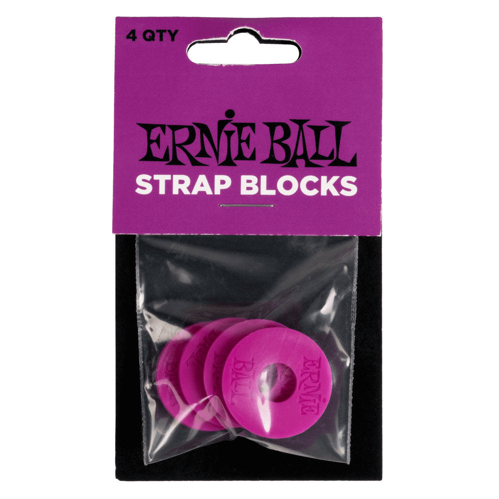Ernie Ball Strap Blocks - Purple - 4 Pack - Bananas at Large®
