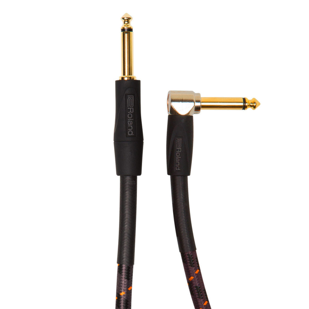 Roland RIC-G5A Gold Series Straight to Angle Instrument Cable - 5 ft. - Bananas at Large®