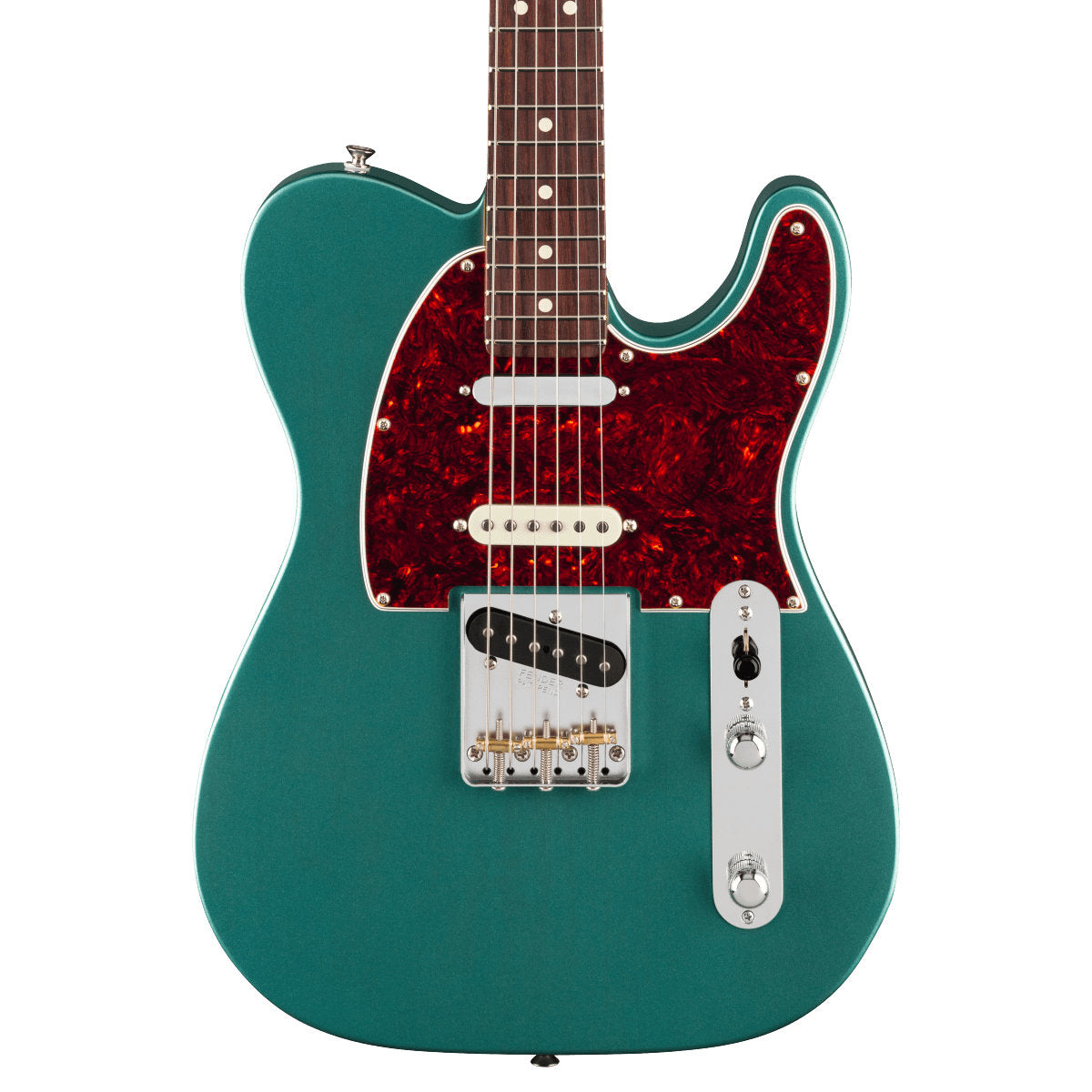 Fender American Professional Classic Hotshot Telecaster® Electric Guitar - Rosewood Fingerboard - Faded Sherwood Green Metallic