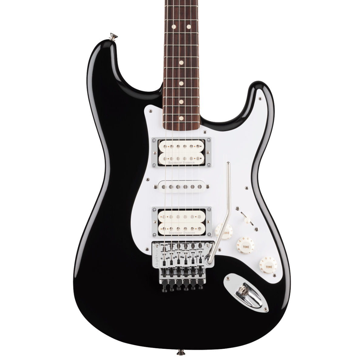 Fender Limited Edition 50th Anniversary Dave Murray Stratocaster Electric Guitar - Rosewood Fingerboard - Black - Bananas at Large®