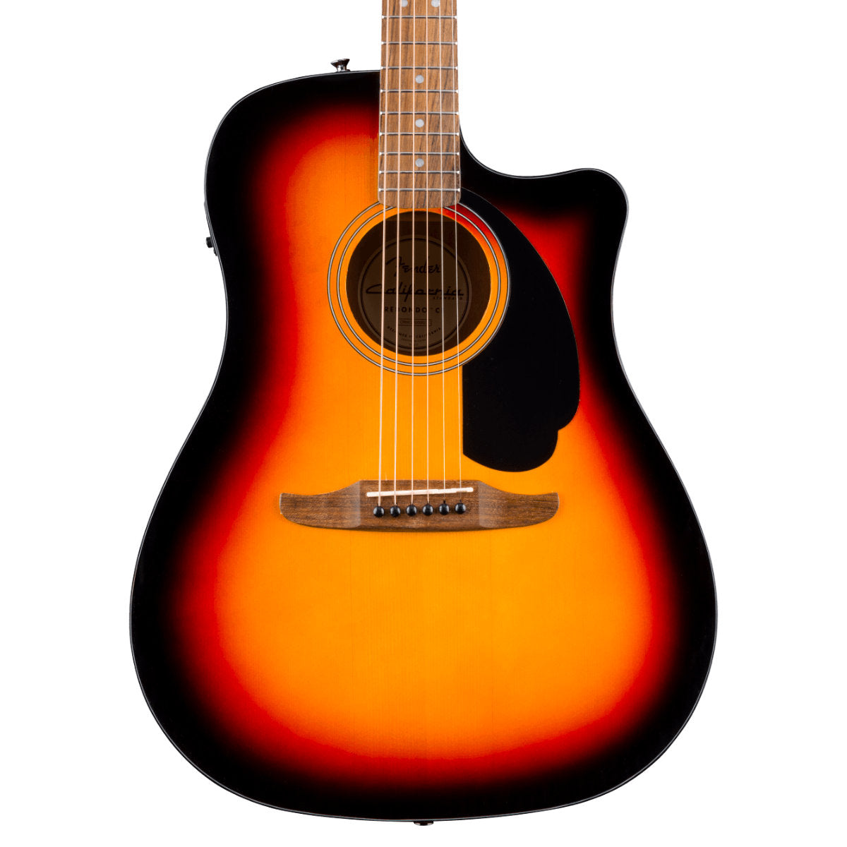 Fender California Standard Redondo CE Acoustic-Electric Guitar - Spruce Top - Black Pickguard - 3-Color Sunburst