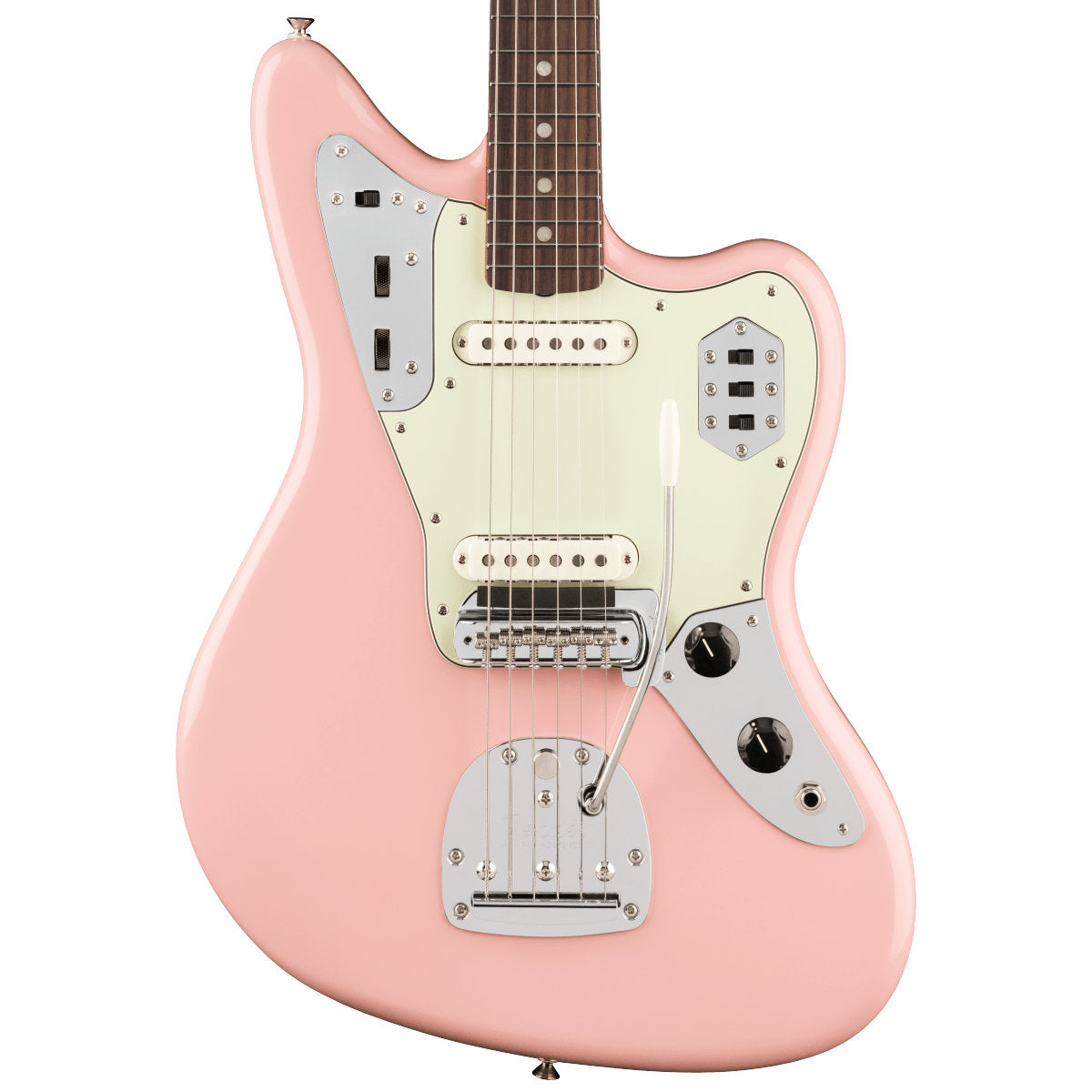 Fender Vintera III Mid 60s Jaguar Electric Guitar - Rosewood Fingerboard - Shell Pink