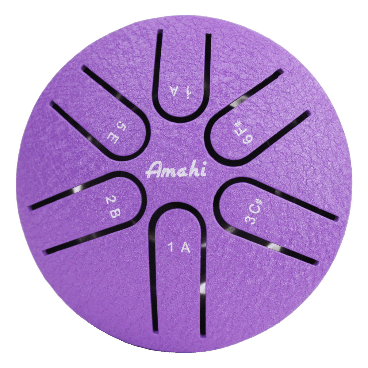 Amahi Steel Tongue Drum w/ Carry Bag - 3in - Purple