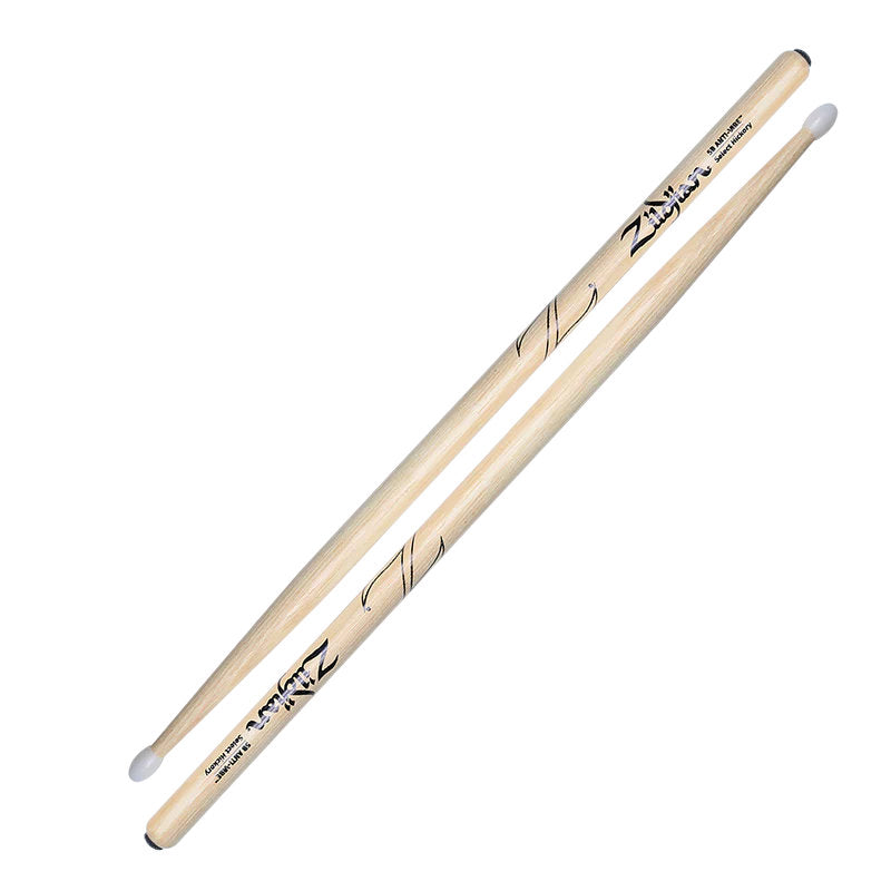 Zildjian 5B Anti-Vibe Drumsticks - Nylon Tip