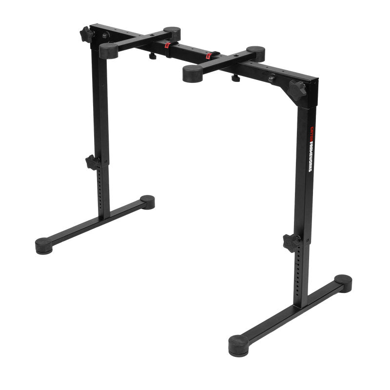 Gator Frameworks GFW-KEY-6000 Collapsible Table Style Keyboard Stand w/ Carrying Strap - Black