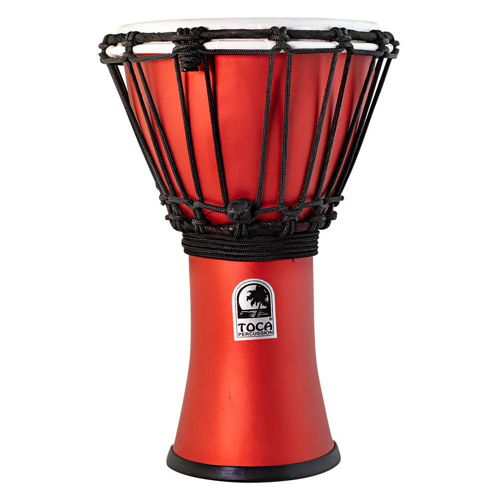 Toca Freestyle Colorsound 7in Djembe - Matte Series - Racing Red ...