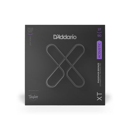 D'Addario XTB3790GS XT Taylor GS Mini Coated Phosphor Bronze Acoustic Bass Strings - 7-90 Custom Light