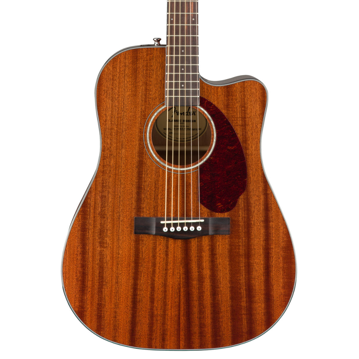 Fender CD-140SCE Dreadnought Acoustic-Electric Guitar - Walnut Fingerboard - All-Mahogany
