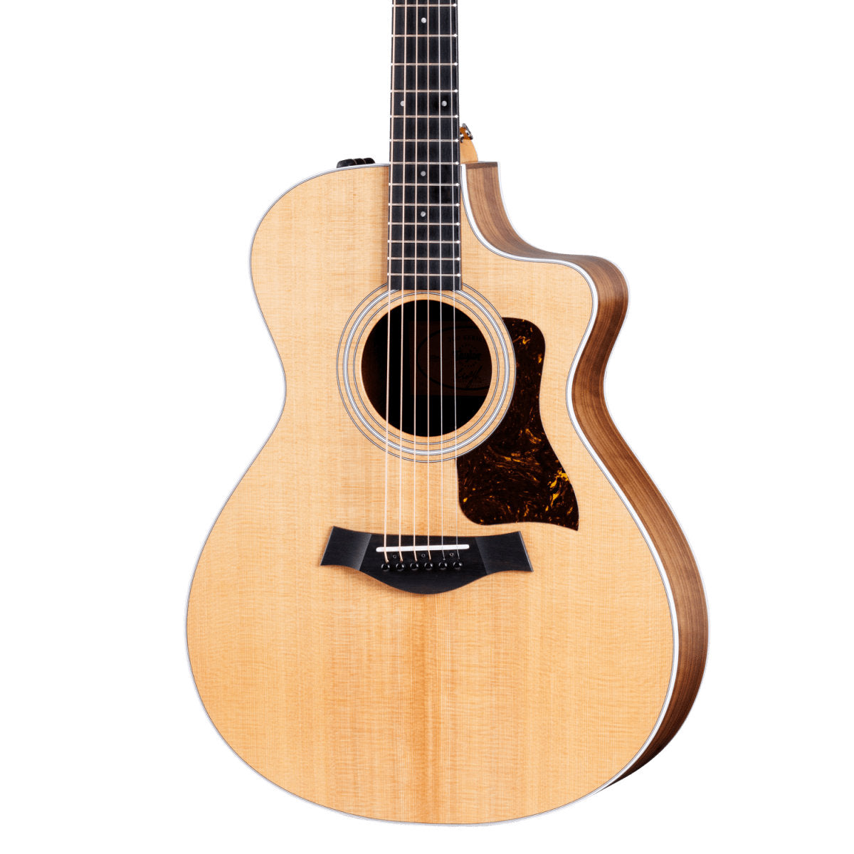 Taylor 212ce Acoustic-Electric Guitar - Solid Spruce Top - Walnut Back and Sides - Matte Finish