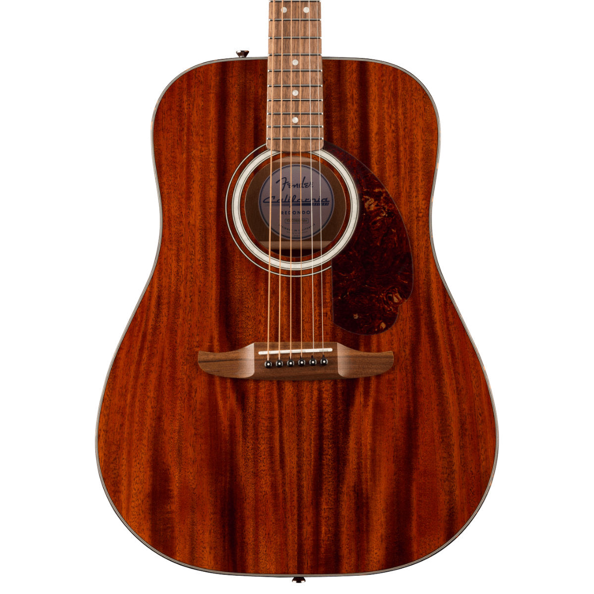 Fender California Deluxe Redondo Mahogany Acoustic Guitar - Walnut Fingerboard - Natural