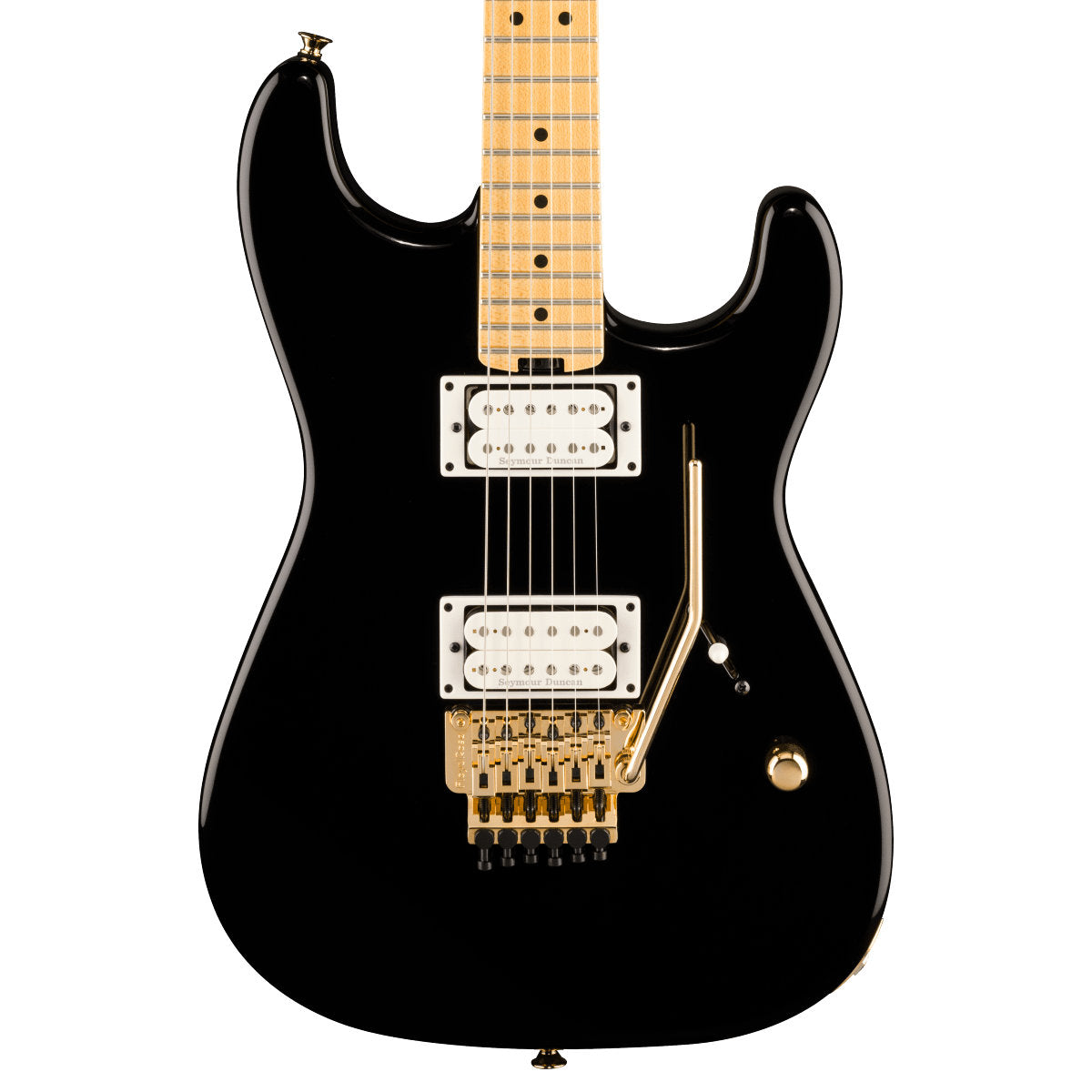 Charvel American Neo-Classic San Dimas SD1 HH FR Electric Guitar - Maple Fingerboard - Gloss Black