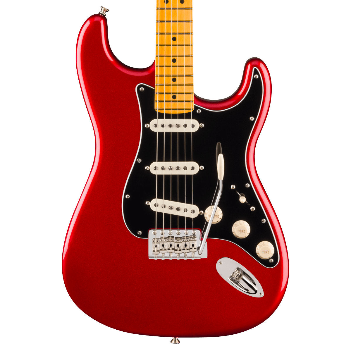 Fender Limited Edition American Professional Classic Stratocaster Electric Guitar w/ Fender Silent System - Maple Fingerboard - Candy Apple Red