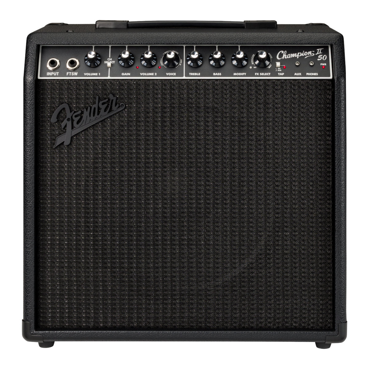 Fender Champion II 50 Blackout Guitar Amplifier - 120V