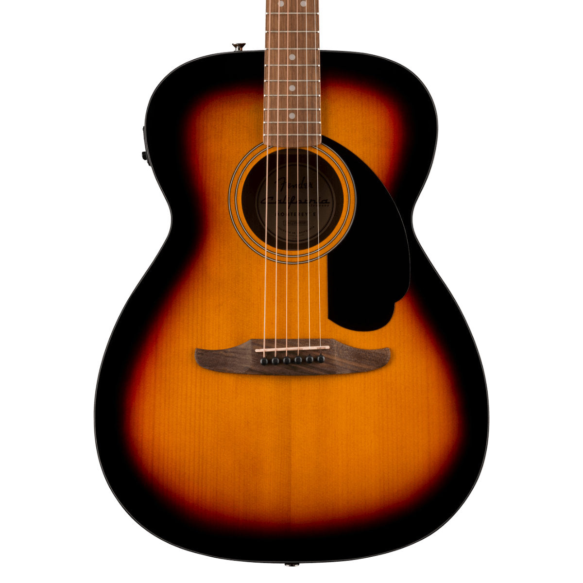 Fender California Standard Monterey E Acoustic-Electric Guitar - Spruce Top - Black Pickguard - 3-Color Sunburst