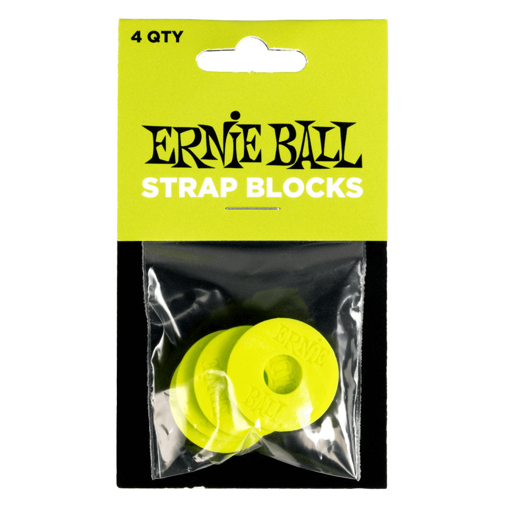 Ernie Ball Strap Blocks (4 Pack) - Green - Bananas at Large®