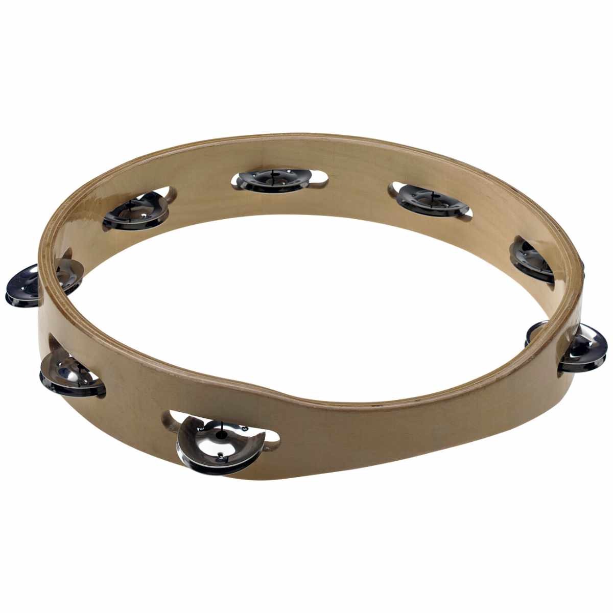 Stagg Headless Wooden Tambourine - 10in - 1 Row of Jingles - Bananas at Large®