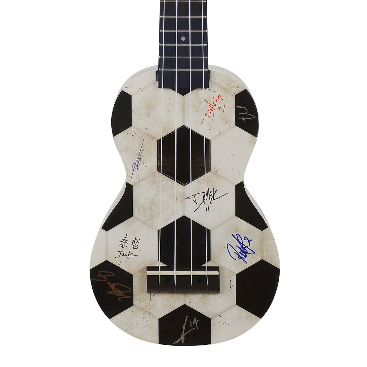 Mahalo MA1FB Art II Series Soprano Ukulele - Football (Soccer) Motiff