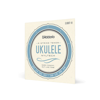 D'Addario EJ88T-8 Nyltech Ukulele Strings - 8-String Tenor