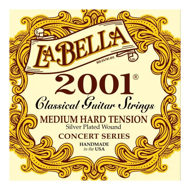 La Bella 2001 Classical Nylon Guitar Strings - Medium Hard Tension - Bananas at Large®