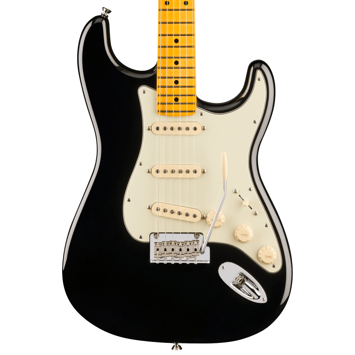 Fender American Professional Stratocaster Electric Guitar - Maple Fingerboard - Black